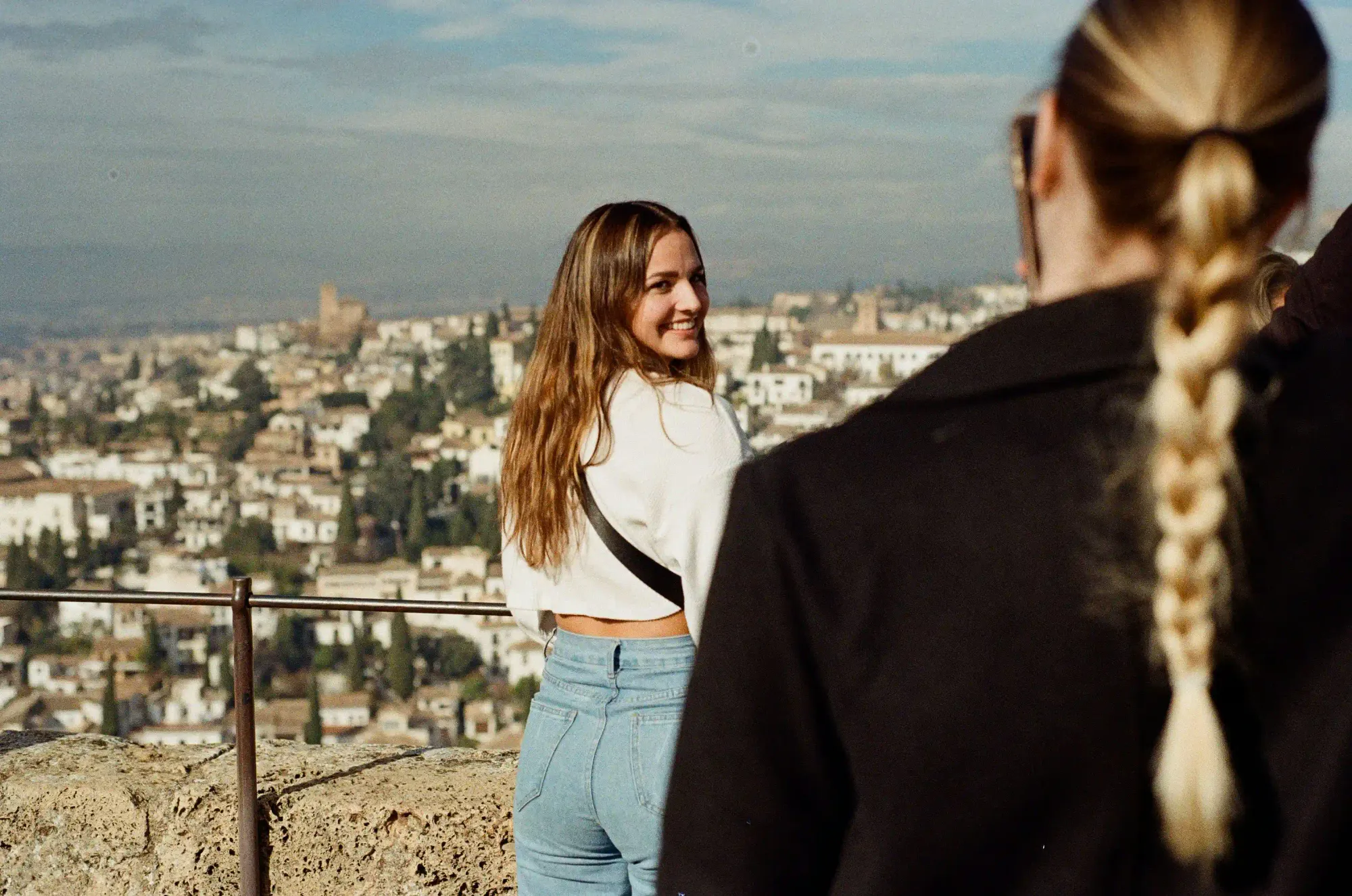 Вид на старый город с обзорной площадки во время тура