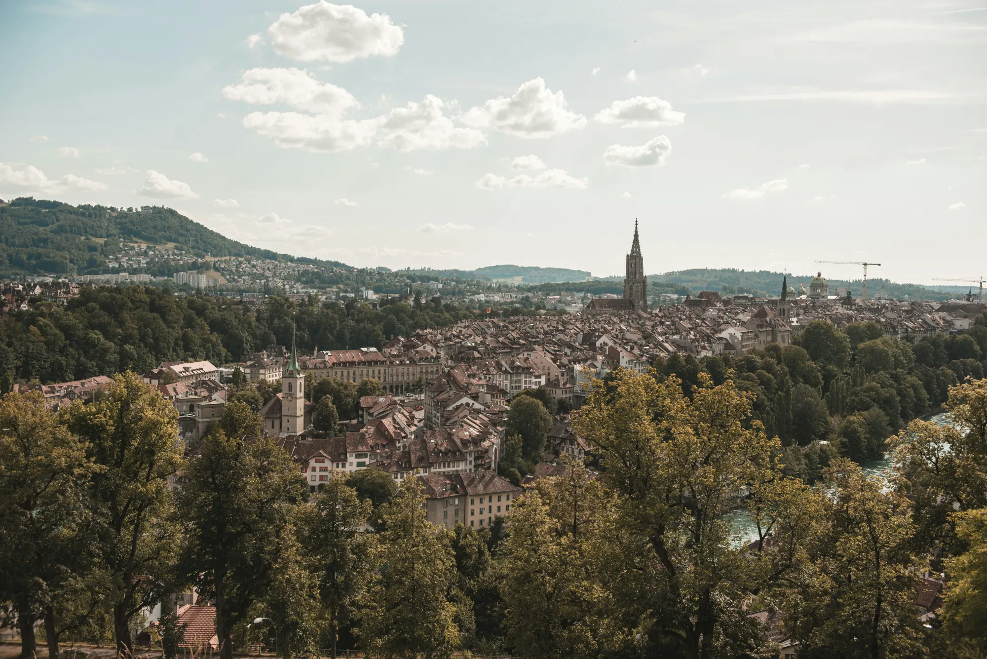 Берн, панорама города